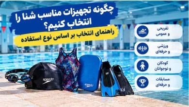چگونه تجهیزات مناسب شنا را انتخاب کنیم؟