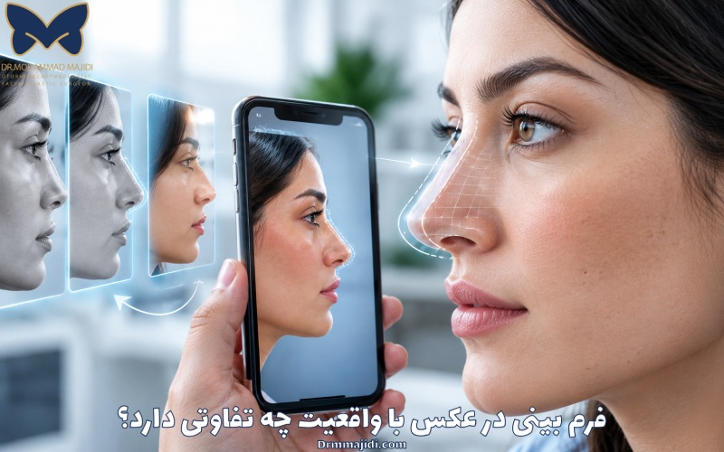 فرم بینی در عکس با واقعیت چه تفاوتی دارد؟
